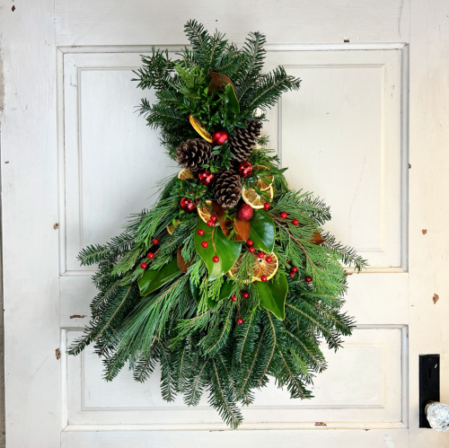 Home for the Holidays Door Swag