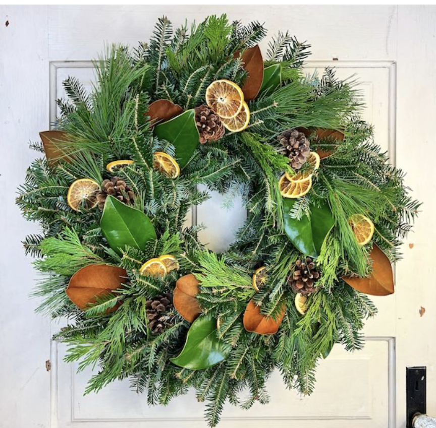 Southern Citrus Wreath
