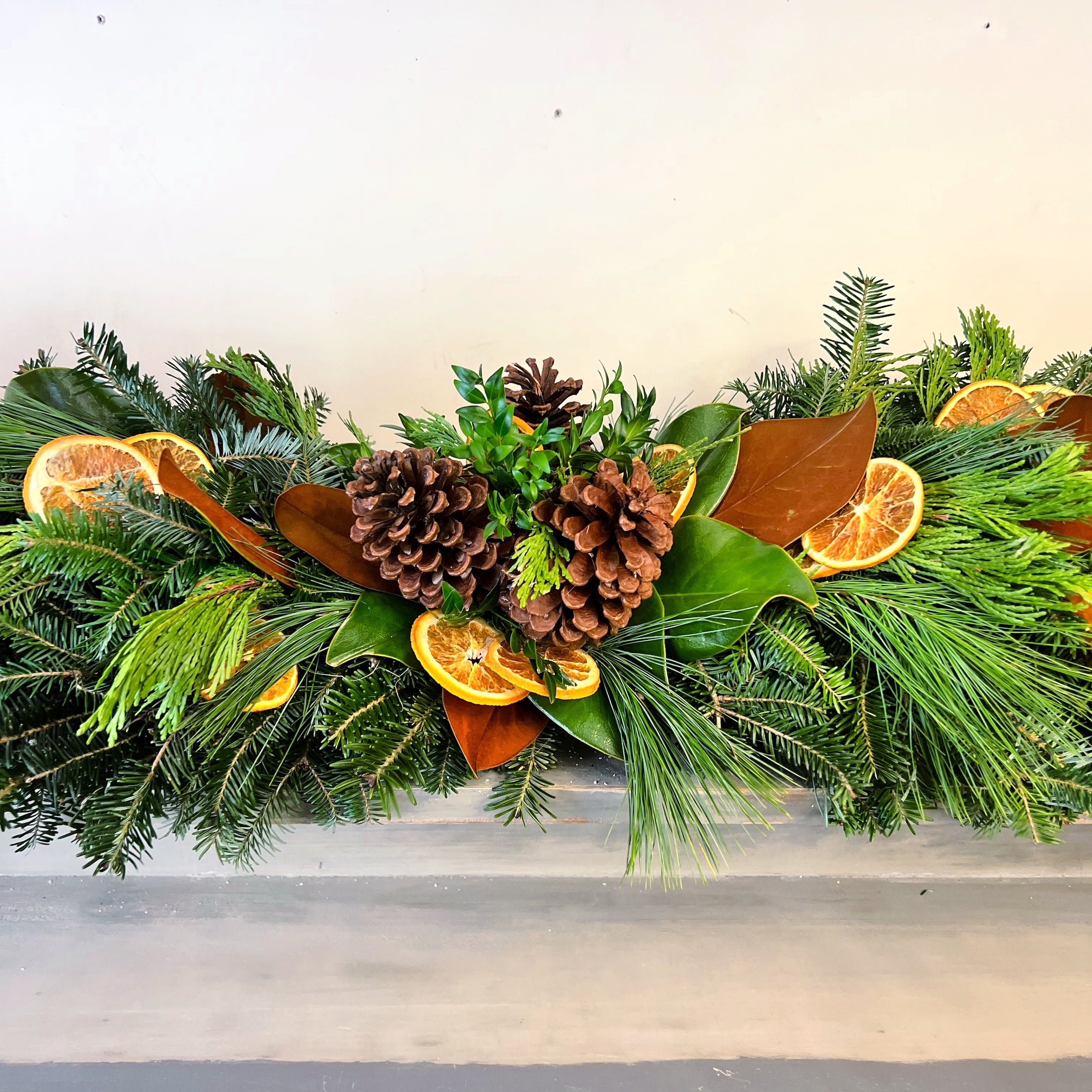 Southern Citrus Mantelpiece